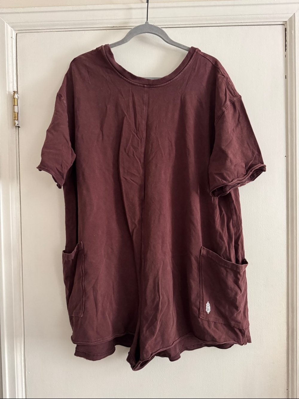 FP Movement by Free People Hot Shot Tee Romper with Pockets